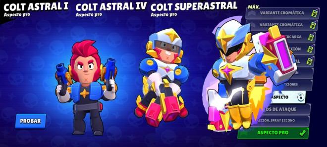 La mejora del nuevo Aspecto Pro del Pro Pass Competitivo en Brawl Stars