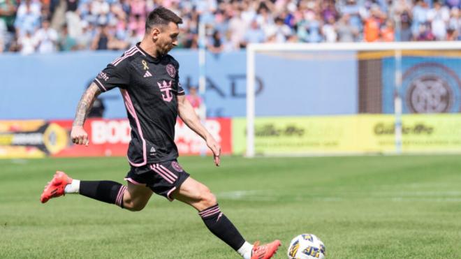 Leo Messi en un partido con el Inter de Miami (Cordon Press)