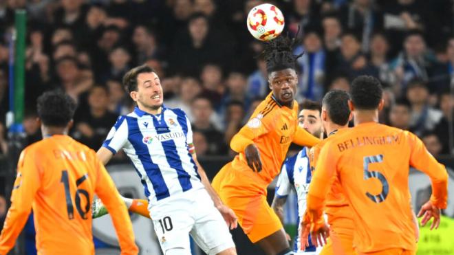 Camavinga y Oyarzabal en el partido de Copa del Rey (Foto: Cordon Press)