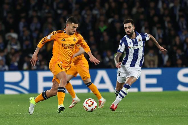 Dani Ceballos y Brais Méndez en el partido de Copa (Foto: Cordon Press)