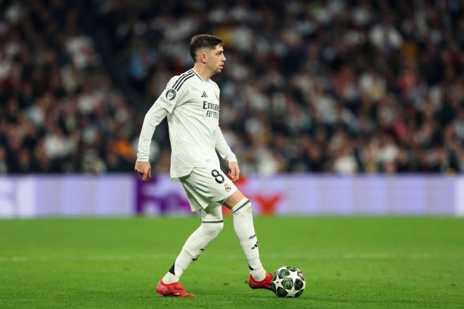 Fede Valverde, en un partido con el Real Madrid (Cordon Press)