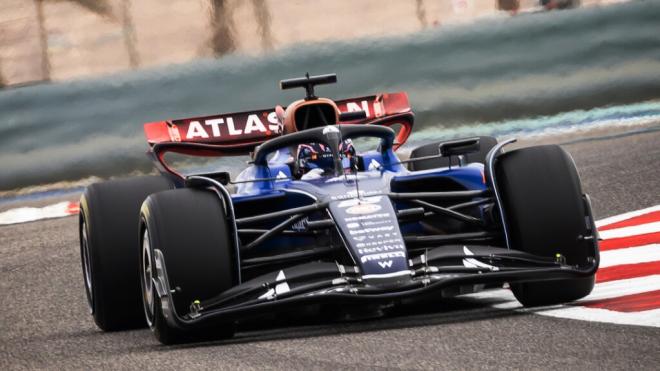 Carlos Sainz, durante los test de Bahréin (Foto: Williams).