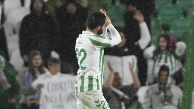 Isco Alarcón durante su celebración ante el Real Madrid (Fuente: Kiko Hurtado)