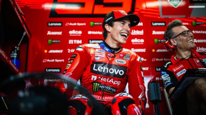 Marc Márquez, durante el Gran Premio de Tailandia (Foto: Ducati).