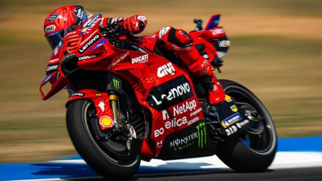 Marc Márquez, en el Gran Premio de Tailandia (Foto: Ducati).