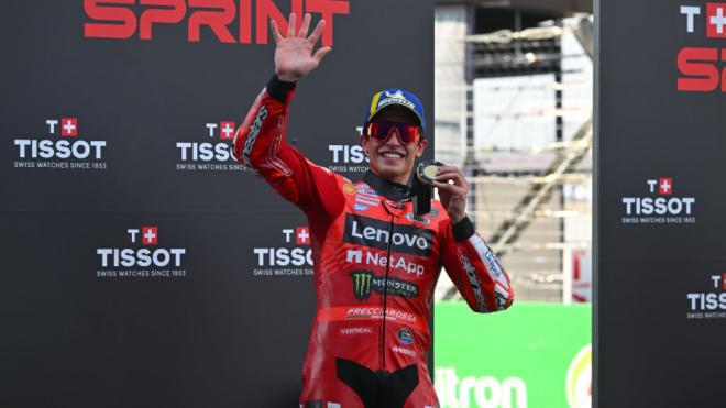 Marc Márquez, en la sprint del GP de Tailandia (Foto: Michelin).