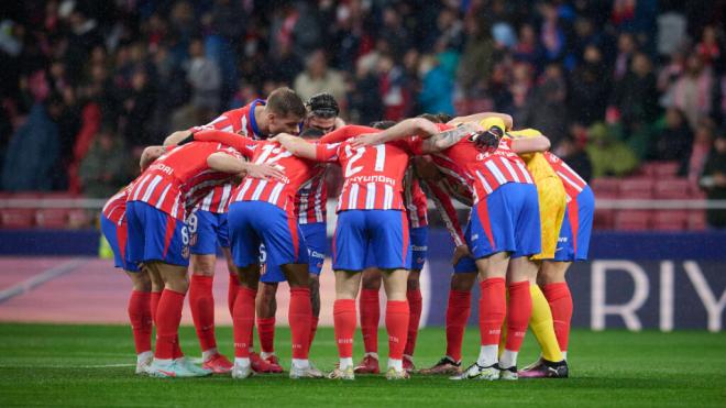 El Atlético de Madrid en el partido frente al Athletic (Cordon Press)