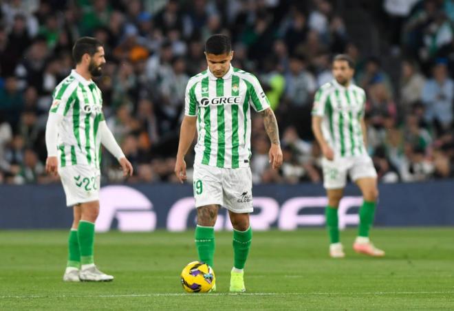 El Cucho Hernández, en el partido ante el Real Madrid (Foto: Kiko Hurtado).