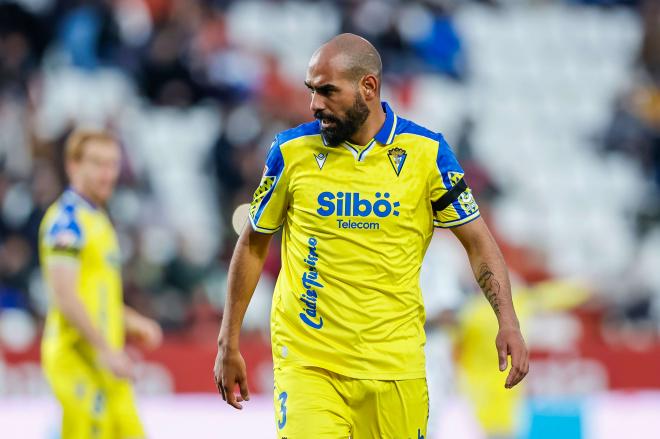 Fali, durante el Albacete-Cádiz (Foto: LaLiga).