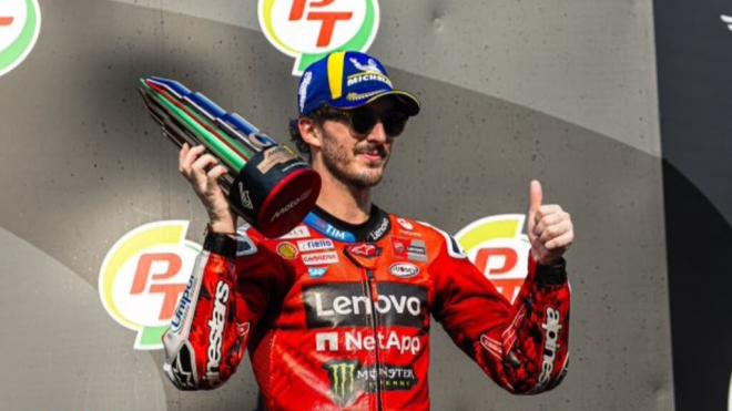 Pecco Bagnaia, en el Gran Premio de Tailandia (Foto: Ducati).