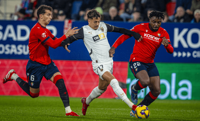 Iván Jaime ante Osasuna el año pasado