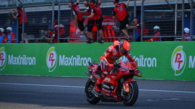 Marc Márquez, en el Gran Premio de Tailandia (Foto: Michelin).