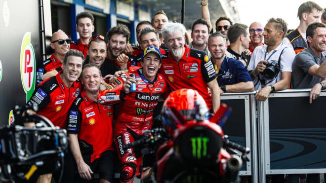 Marc Márquez, en el Gran Premio de Tailandia (Foto: Ducati).