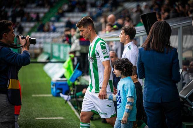 Pedro Ortiz, con el Córdoba (Foto: Cordon Press).