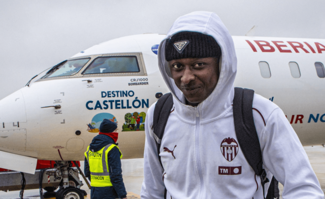 Sadiq en la Convocatoria del Valencia CF