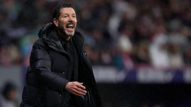 Simeone, en el partido ante el Athletic de Bilbao (Cordon Press)