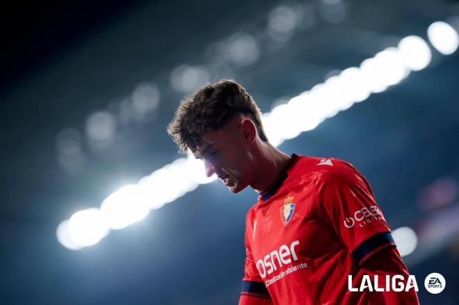 Aimar Oroz, cabizbajo con Osasuna (Foto: LALIGA).