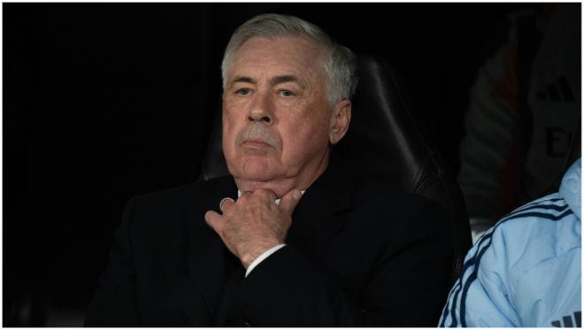 Carlo Ancelotti, durante el Real Madrid-Atlético (foto: Cordon Press).