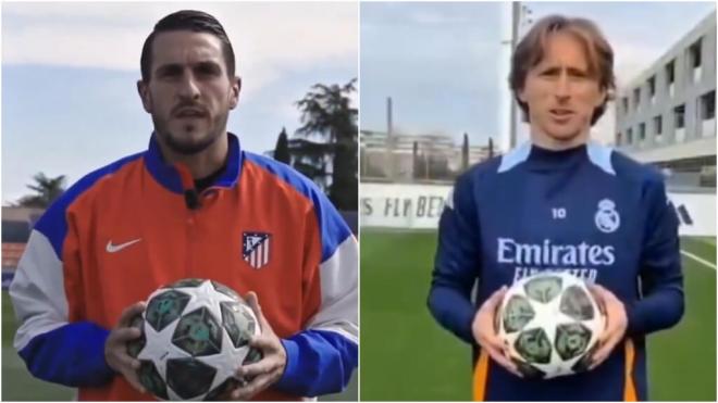 Fotomontaje de Koke y Luka Modric (Fuente: @policia)