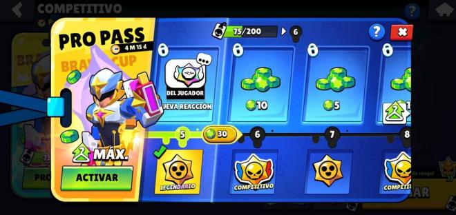 Las jugosas recompensas del Pro Pass de Brawl Stars