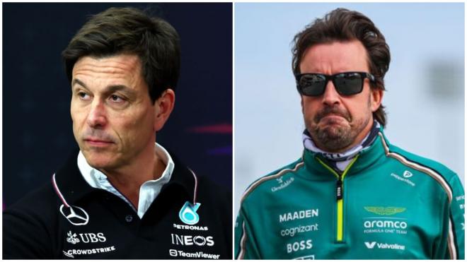 Toto Wolff y Fernando Alonso