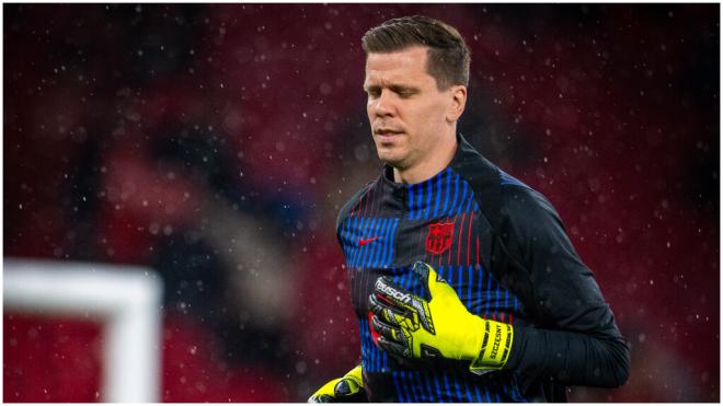 Wojciech Szczesny sumará un partido más en el Barcelona ante el Benfica (foto: FCB)