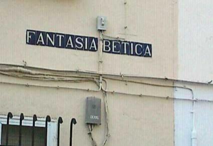 La Calle Fantasía Bética en Cádiz.