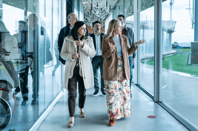 Visita de la Universidad de Vigo a Afouteza (Foto: RC Celta).