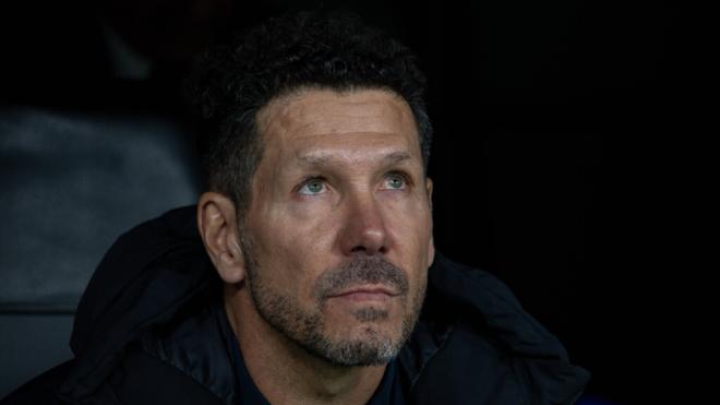 Simeone en el partido contra el Real Madrid (Cordon Press)