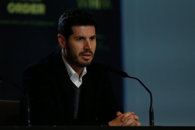 Albert Luque, en una rueda de prensa (FOTO: Cordón Press).