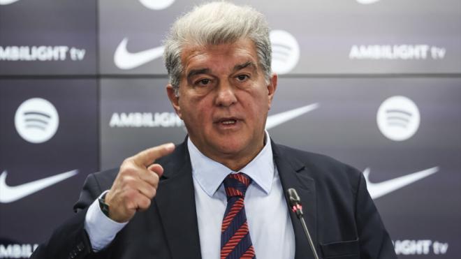 Joan Laporta, presidente del FC Barcelona (Foto: Europa Press)