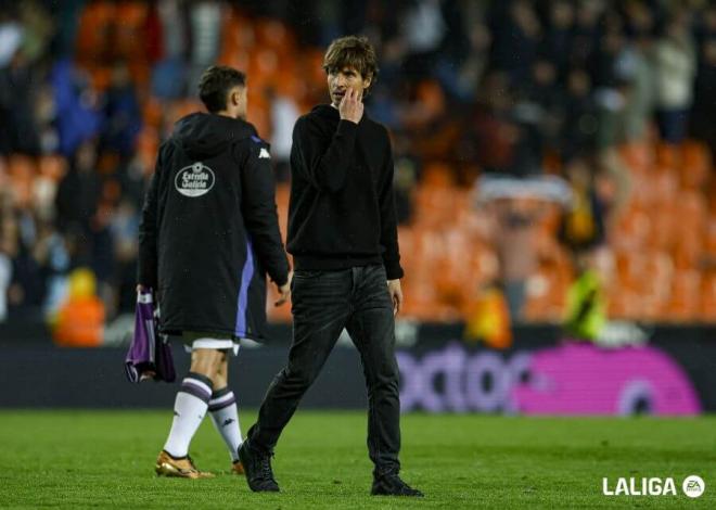 Álvaro Rubio, en Mestalla.