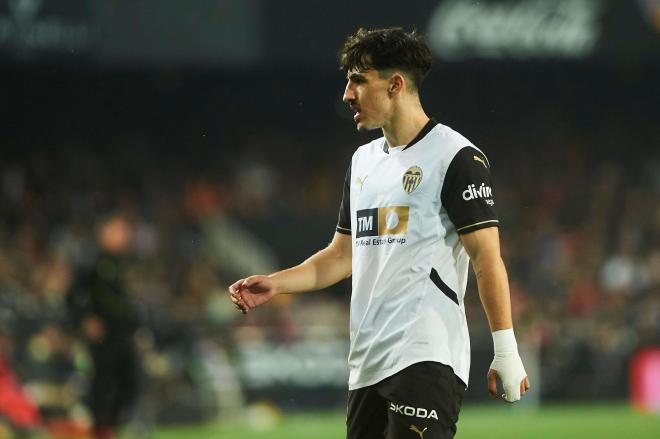 Diego López, en el partido del Valencia-Valladolid (FOTO: Cordón Press).