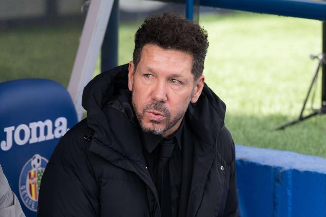 El Cholo Simeone, en el partido ante el Getafe (Cordon Press)