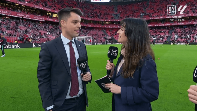 Mikel González, en Dazn.