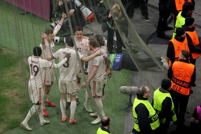 Harry Kane celebra su gol en el Bayer Leverkusen-Bayern (Foto: Cordon Press).