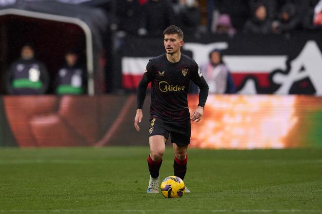 Kike Salas, en el Rayo Vallecano-Sevilla (Foto: Cordon Press).