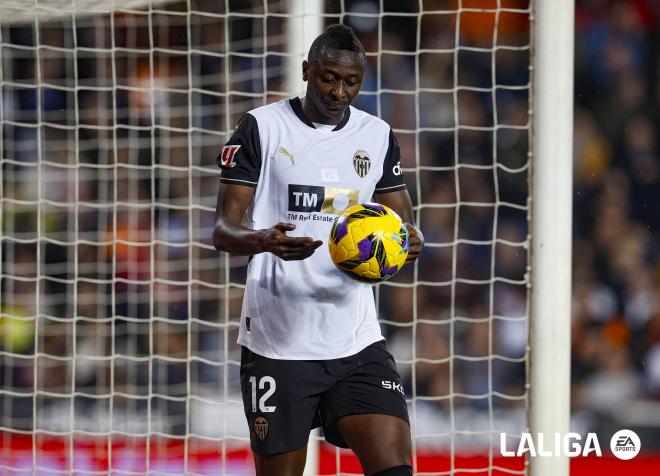 Sadiq Umar, en las filas del Valencia CF (Foto: LALIGA).