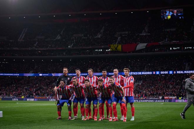 Once titular de Diego Pablo Simeone en el Atlético-Real Madrid (FOTO: Cordón Press).