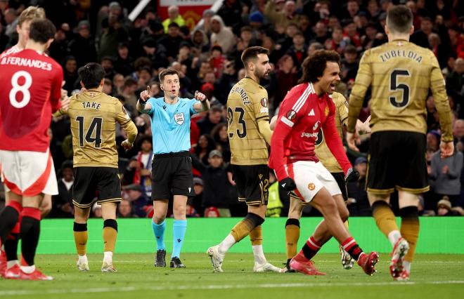 Lancedel Manchester United-Real Sociedad (Foto: EFE).