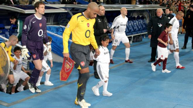 Henry en el partido ante el Real Madrid (Foto: Cordon Press)