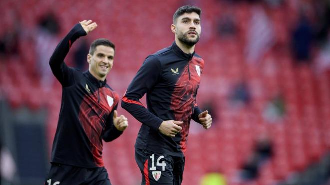 Unai Núñez, central titular ante la Roma en San Mamés (Foto: Athletic Club).