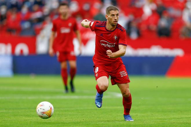 Darko Brasanac en un partido con Osasuna (Foto: Cordon Press)