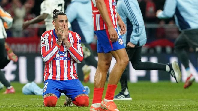 Giménez, tras caer eliminados en la UCL (Cordon Press)