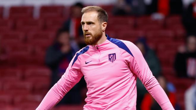 Oblak, en un partido con el Atlético de Madrid (Europa Press)