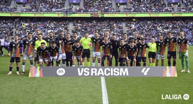 Onces titulares del Pucela-Celta. (Foto: LALIGA)