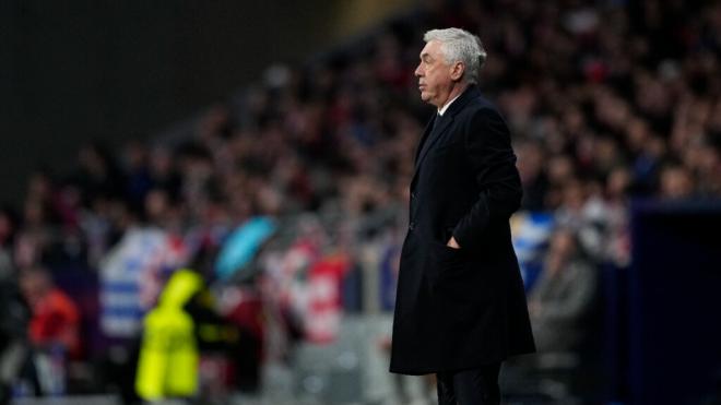 Carlo Ancelotti en un partido con el Real Madrid (Europa Press)