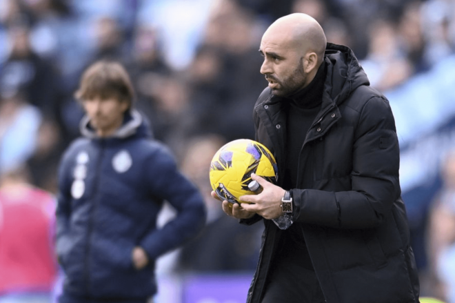 Claudio Giráldez en el José Zorrilla (Foto: LaLiga).