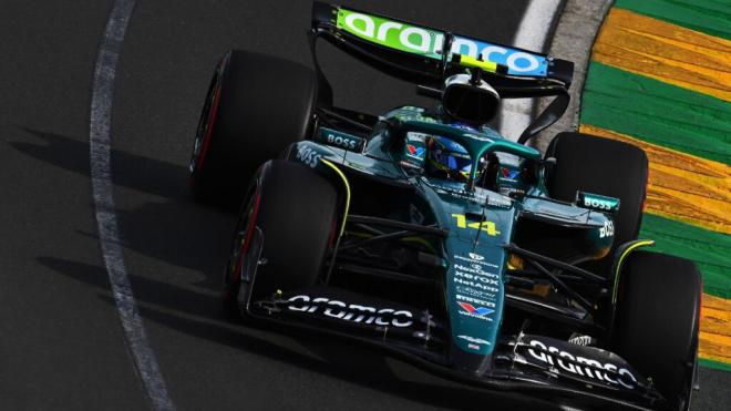 Fernando Alonso, en el Gran Premio de Australia (Foto: Aston Martin).