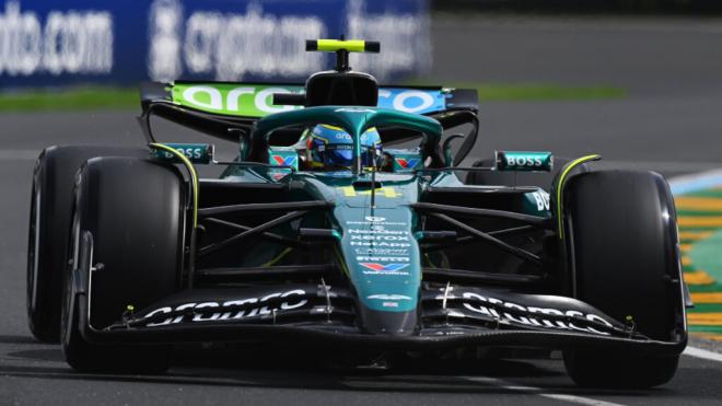 Fernando Alonso, en el Gran Premio de Australia (Foto: Aston Martin).